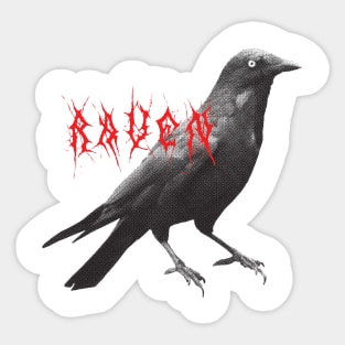 VINTAGE RAVEN GRAPHICS Sticker